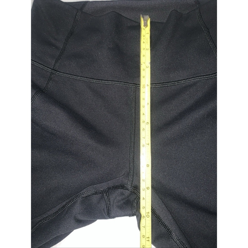 Under Armour Women's Small Mid Rise Ankle Leggings Black Athletic Activewear Gym - Picture 7 of 8